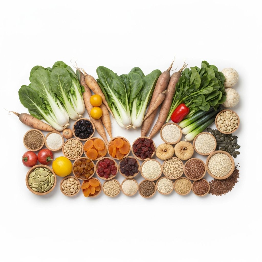 Verschiedene Formen von Lebensmitteln